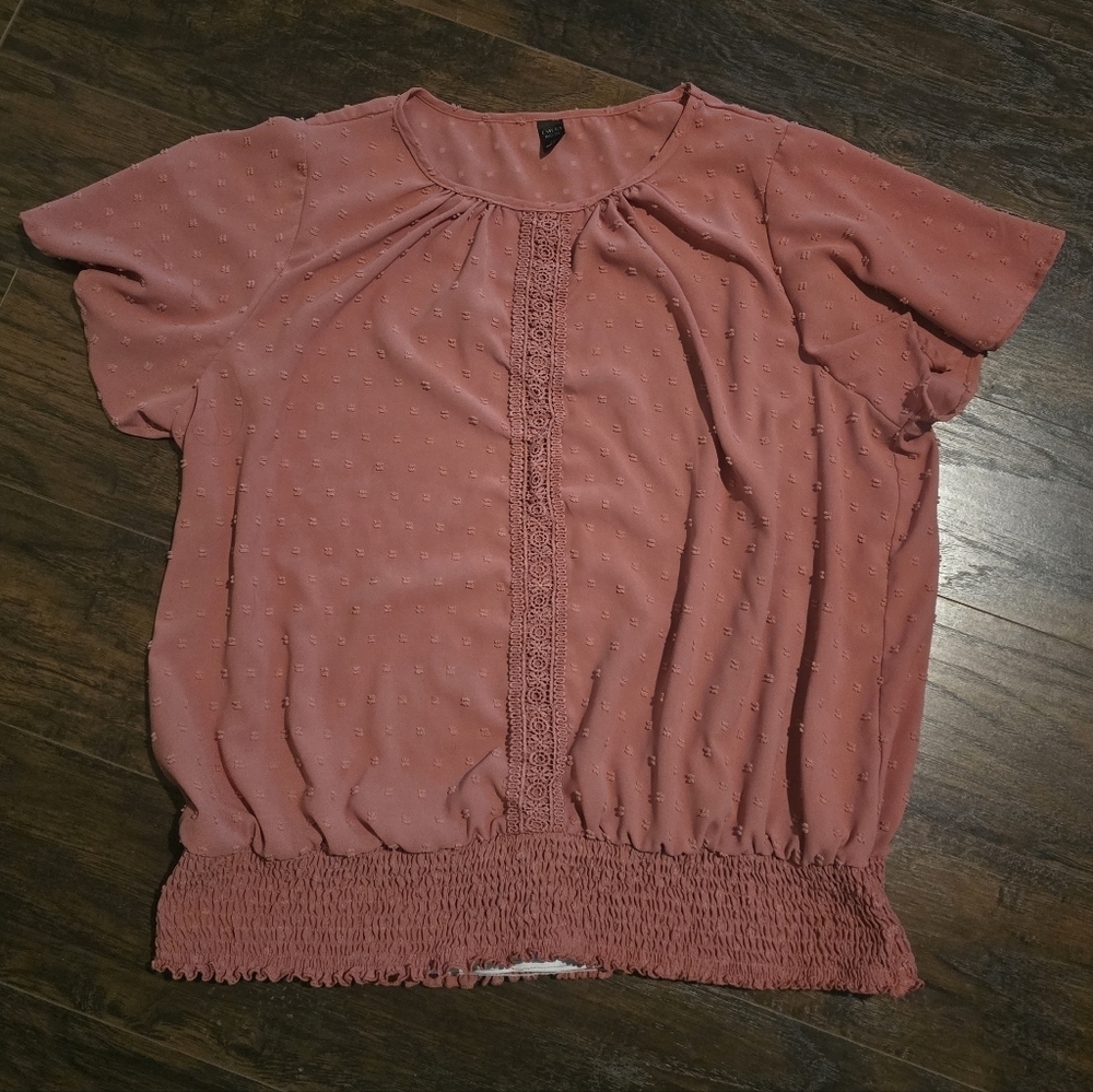 Emery Rose | Pink Top 3XL